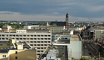 Blick vom Katharinenturm auf die Innenstadt.