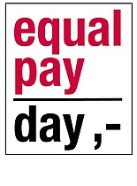Das Logo des Equal-Pay-Day.