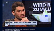 Screenshot Urs Liebau in der Sendung "Fakt ist".