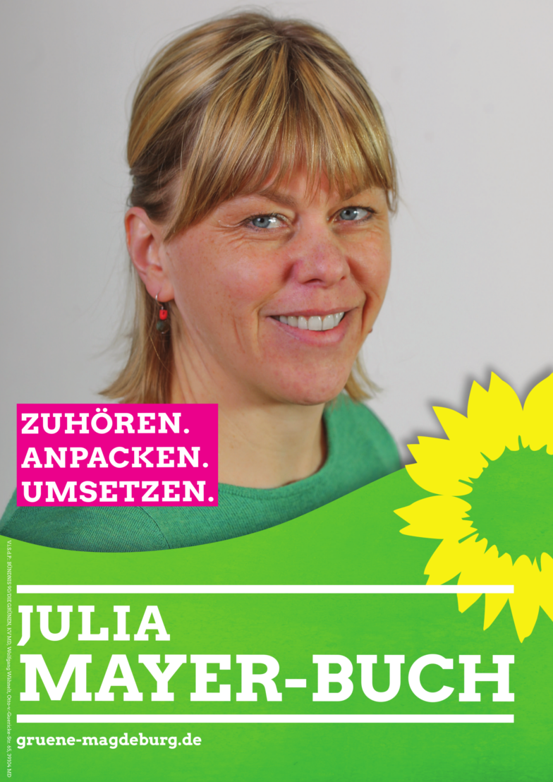 Plakat Julia Mayer-Buch
