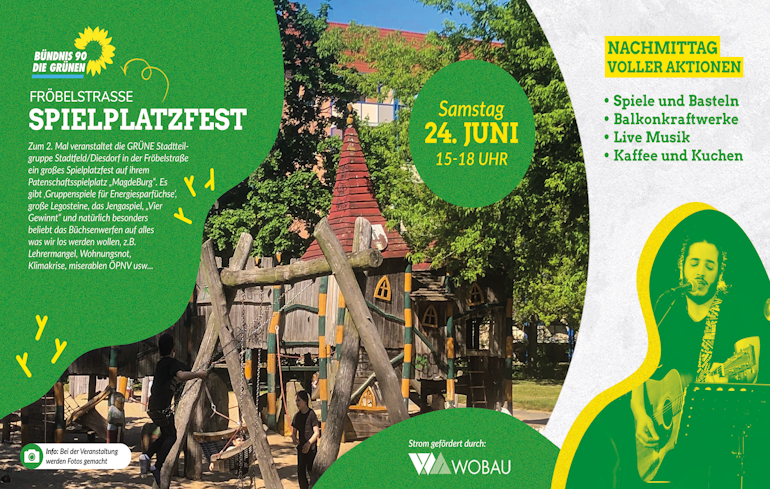 Ankündigung Spielplatzfest