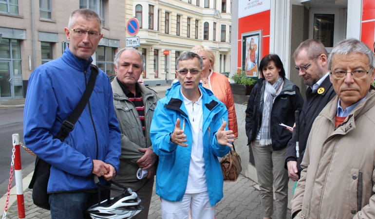 Ortstermin Große Diesdorfer Straße. Ortstermin Große Diesdorfer Straße.
