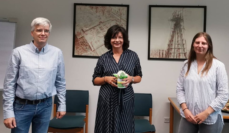 Foto Olaf Meister, Regina-Dolores Stieler-Hinz und Madeleine Linke. Foto Olaf Meister, Regina-Dolores Stieler-Hinz und Madeleine Linke.