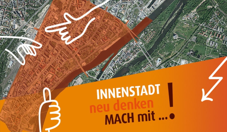 Titelbild der Bürger*innenbeteiligung Rahmenplan Innenstadt