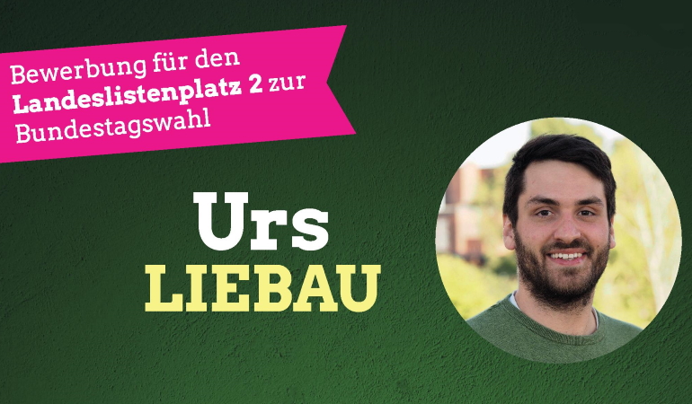 Bild Bewerbung Urs Liebau Landesliste Bundestagswahl.