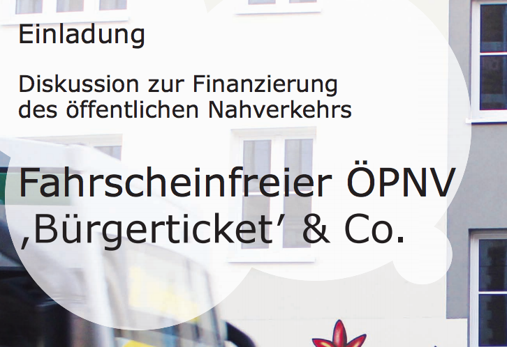 Titelbild Faltblatt Fahrscheinfreier ÖPNV.