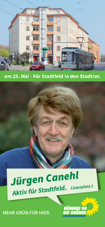 Faltblatt für Wahlbereich 4 Stadtfeld Ost