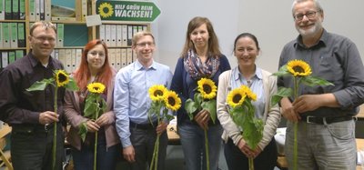 Neuer Kreisvorstand (v.l.) Uwe Arnold, Simone Meiser, Jens Winter, Petra Sperling, Anja Reutter, Wolfgang Wähnelt.