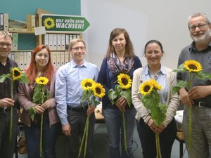 Neuer Kreisvorstand (v.l.) Uwe Arnold, Simone Meiser, Jens Winter, Petra Sperling, Anja Reutter, Wolfgang Wähnelt.