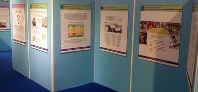 Tafeln der Ausstellung Gundeinkommen