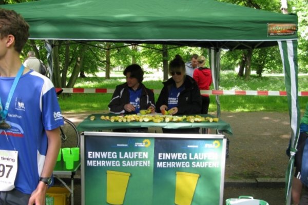 Eine gute Kombination - fleißige HelferInnen und ein starkes Laufteam.