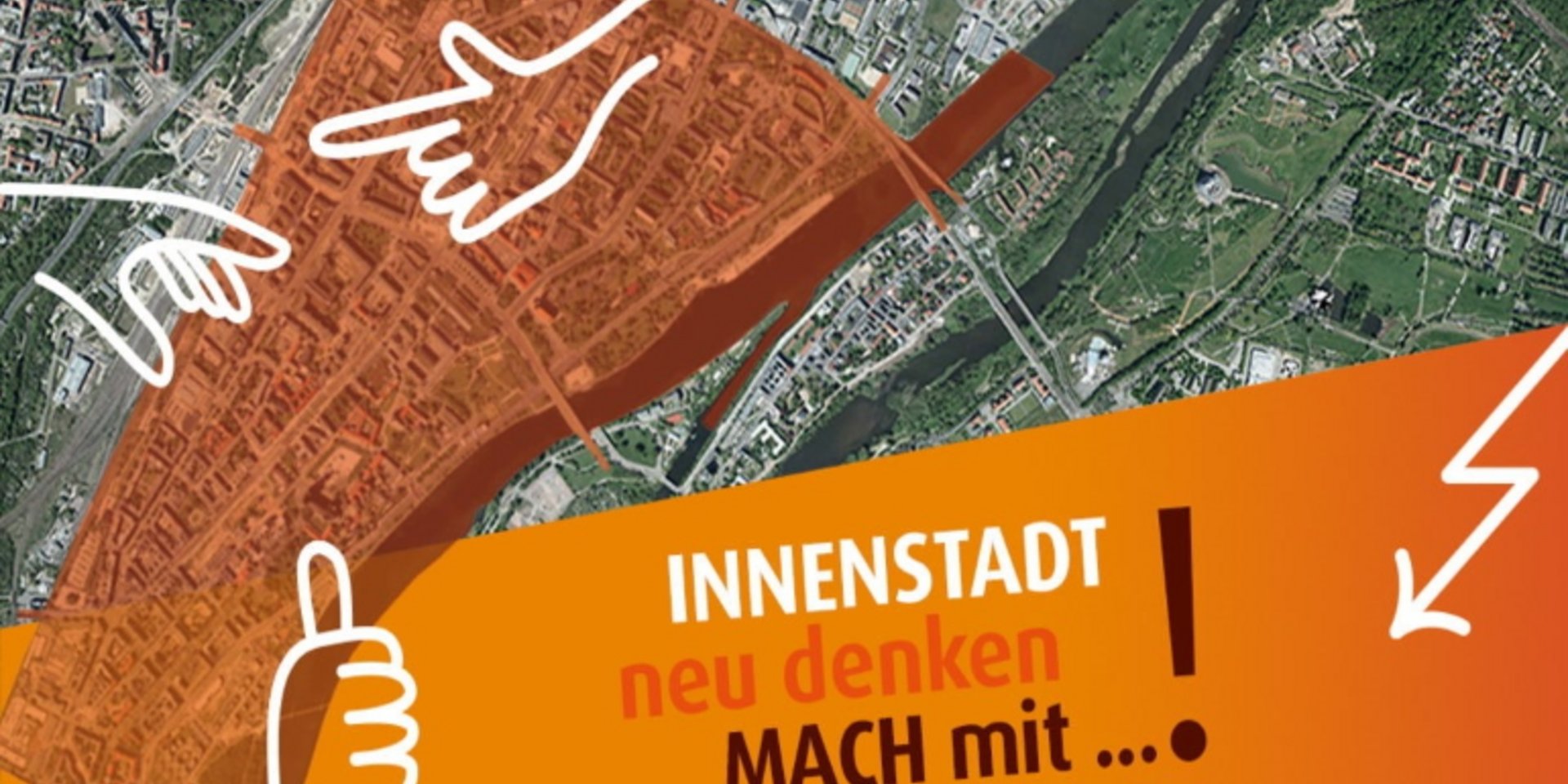 Titelbild der Bürger*innenbeteiligung Rahmenplan Innenstadt