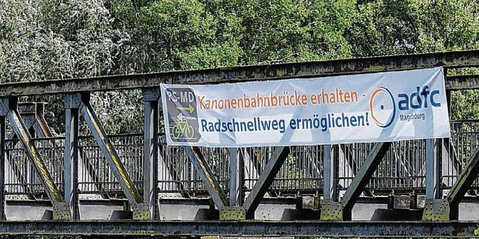 Die Kanonenbahnbrücke als mögliche Fahrradverbindung (Foto: Canehl)