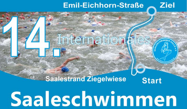 Titelbild 14. Saaleschwimmen am 06. September 2020 11.30 Uhr.