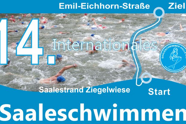 Titelbild 14. Saaleschwimmen am 06. September 2020 11.30 Uhr.