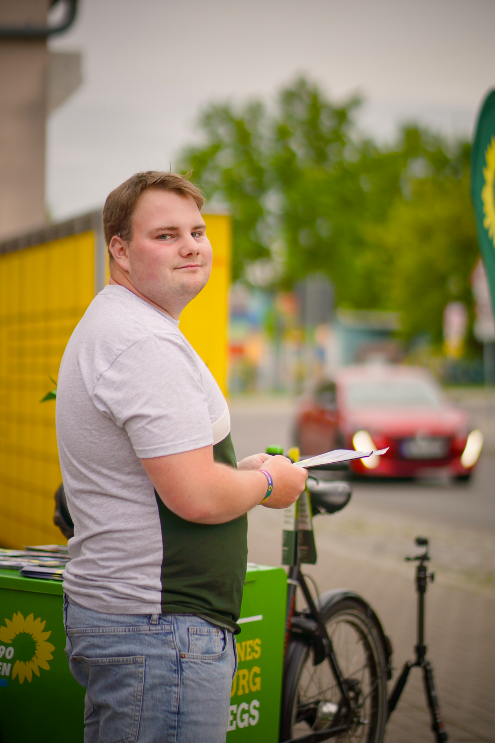 Fabian Koch an der Halberstädter Straße