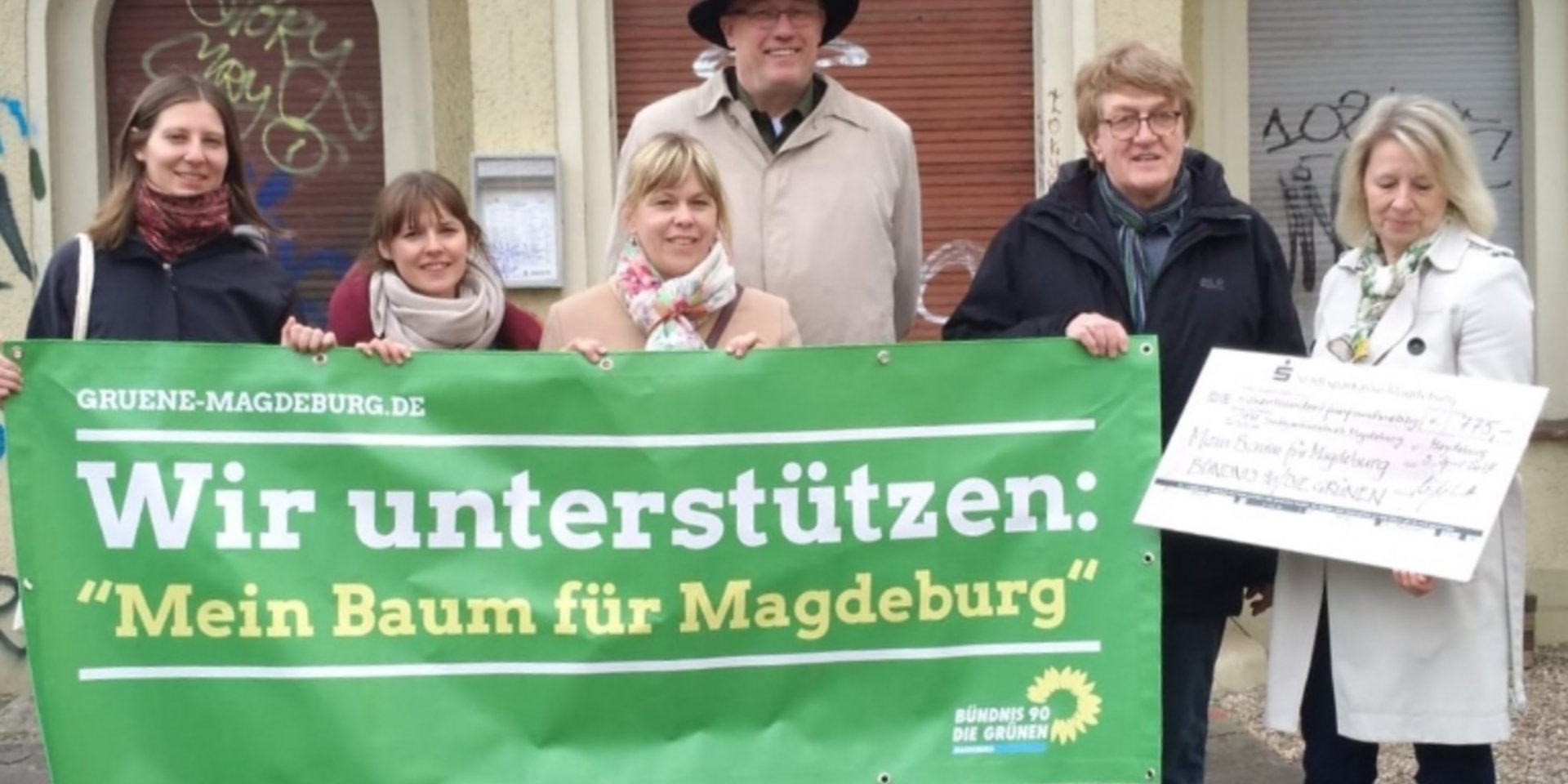 Foto v.l.n.r.:Madeleine Linke, Kathrin Natho, Julia Mayer-Buch, Uwe Zischkale, Jürgen Canehl und Simone Andruscheck