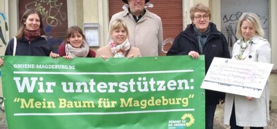 Foto v.l.n.r.:Madeleine Linke, Kathrin Natho, Julia Mayer-Buch, Uwe Zischkale, Jürgen Canehl und Simone Andruscheck