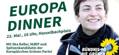 Anzeige Veranstaltung mit Ska Keller am 22. Mai 2014.