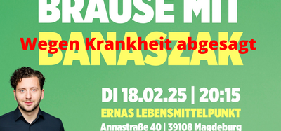 Absage Veranstaltung mit Felix Banaszak