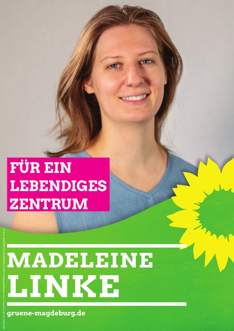 Plakat Madeleine Linke