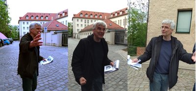 Olaf Meister erklärt Stadtgeschichte (3 Bilder)