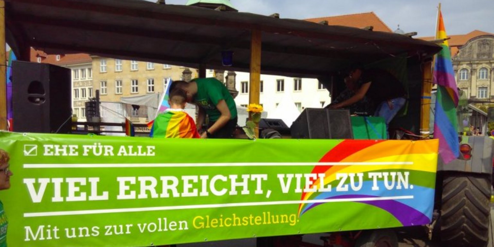 Foto: GRÜNER CSD-Wagen