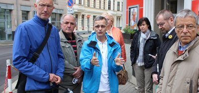 Ortstermin Große Diesdorfer Straße.