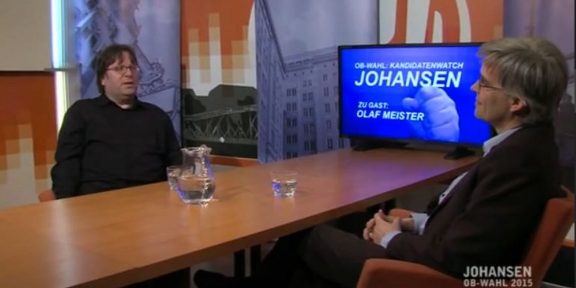 Olaf Meister zu Gast bei Lars Johannsen im Offenen Kanal.