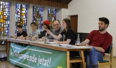 Mitgliederversammlung mit den Organisatoren von Fridays for Future.