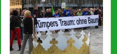 Faltblatt Bäume erhalten.