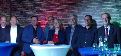 Kandidierende Abschlussfoto (Ausschnitt)